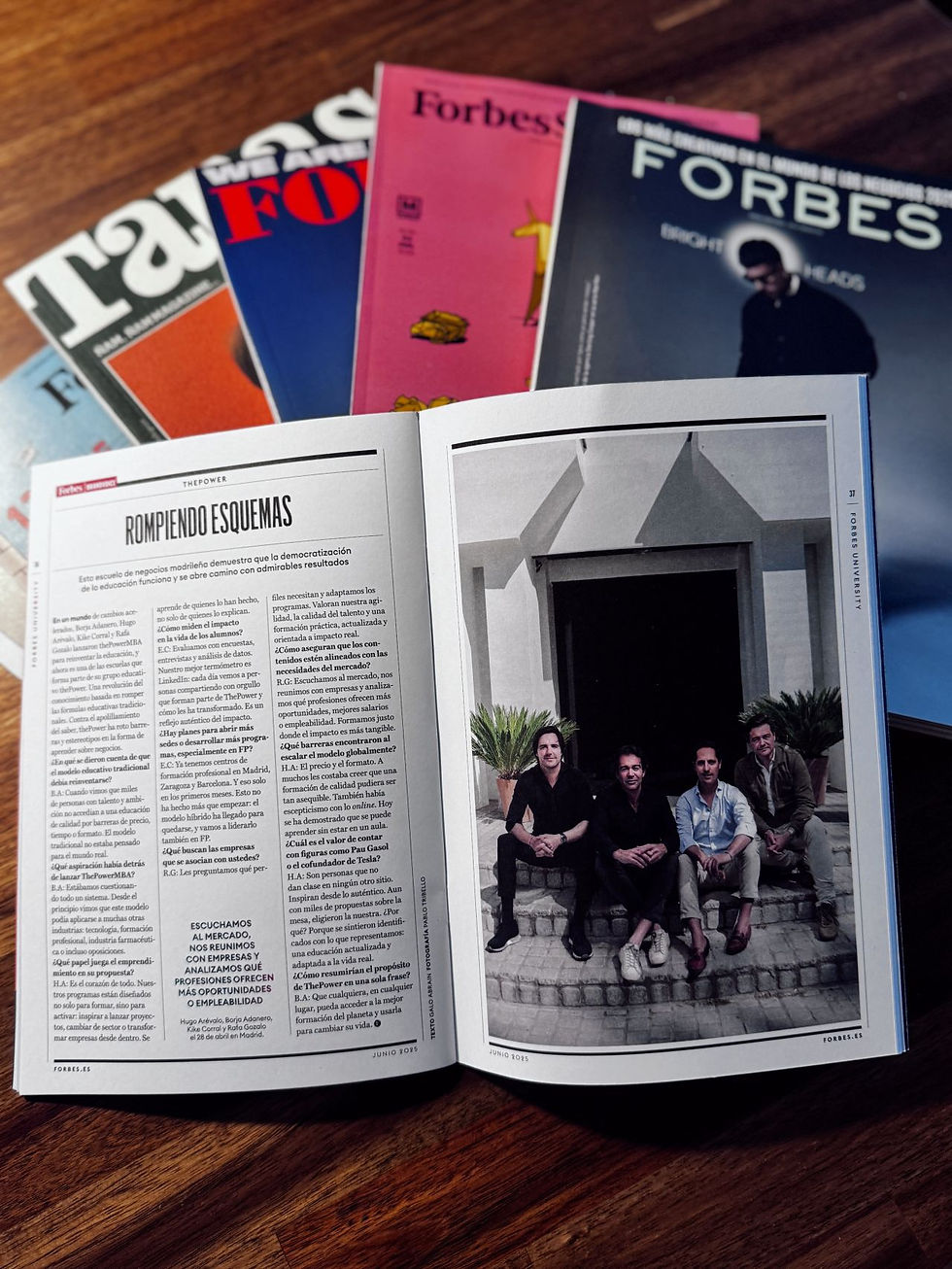 THEPOWER EN FORBES: CUANDO LA EDUCACIÓN SE REINVENTA