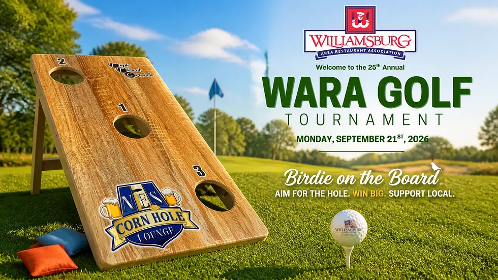 NES Cornhole Birdie on Board Challenge at the 25th Annual WARA Golf Tournament!