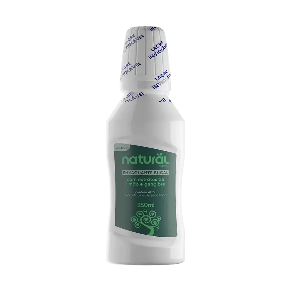 Enxaguante Bucal Natural com Limão e Gengibre 250ml