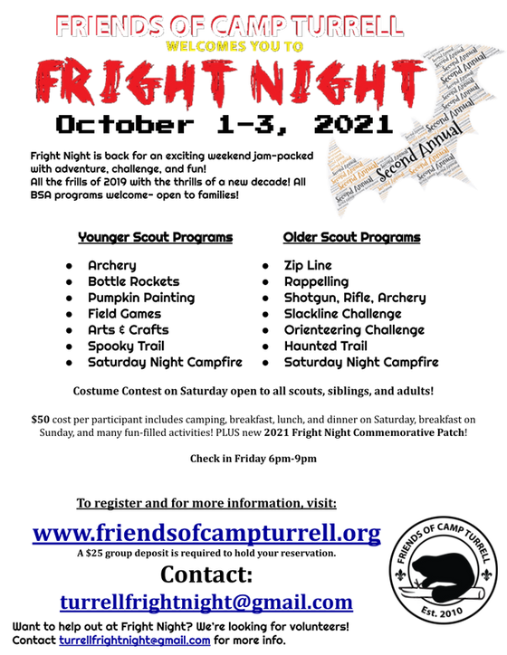 Fright Night Oct 2021 Friends Of Turrell