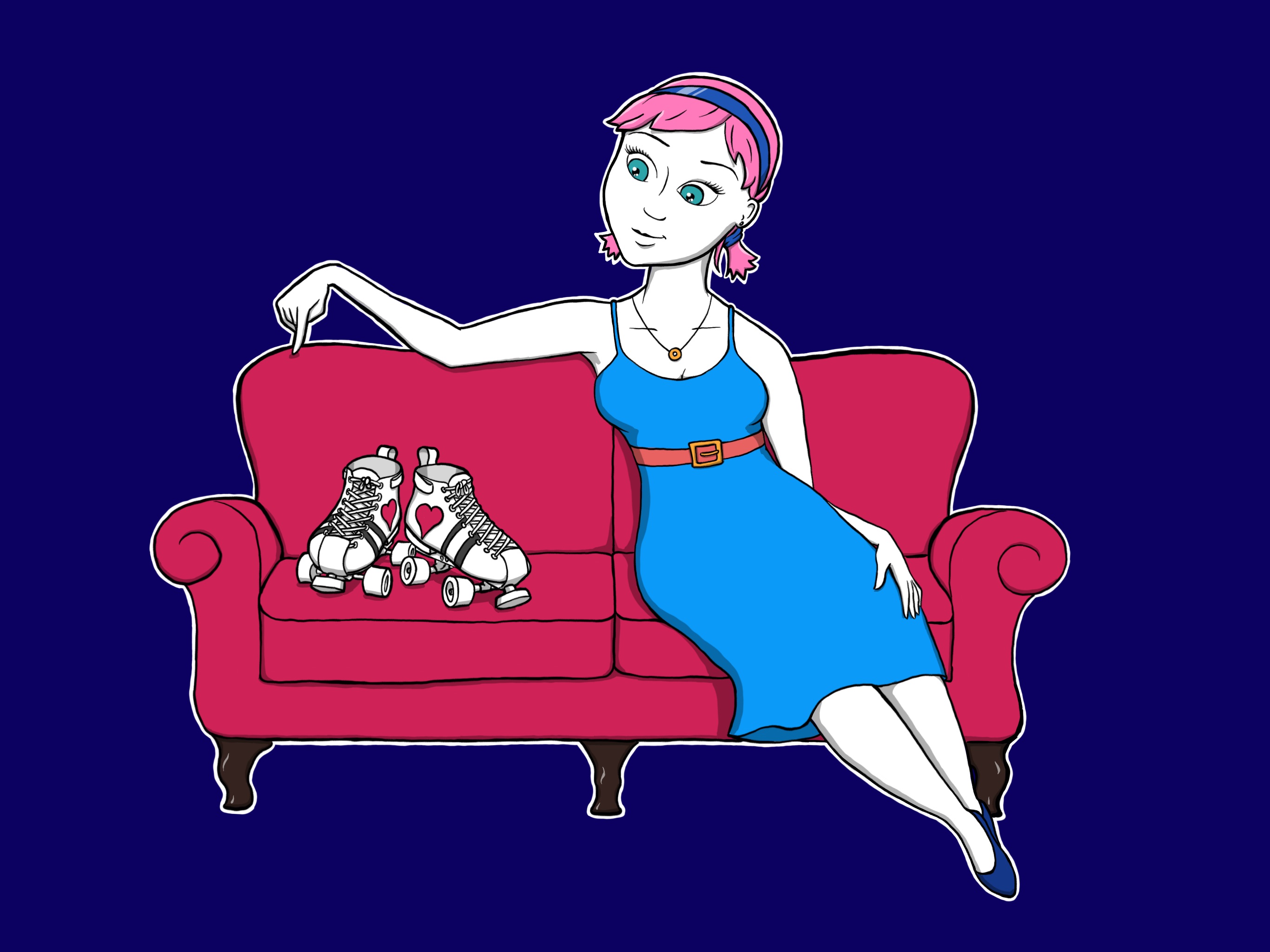 Lady Likes Her Skates