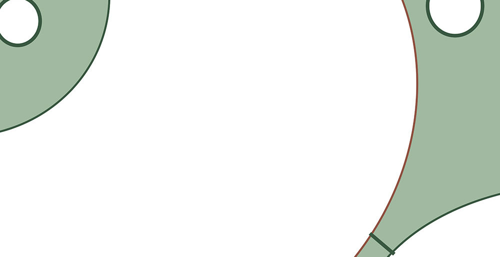 Green and white background