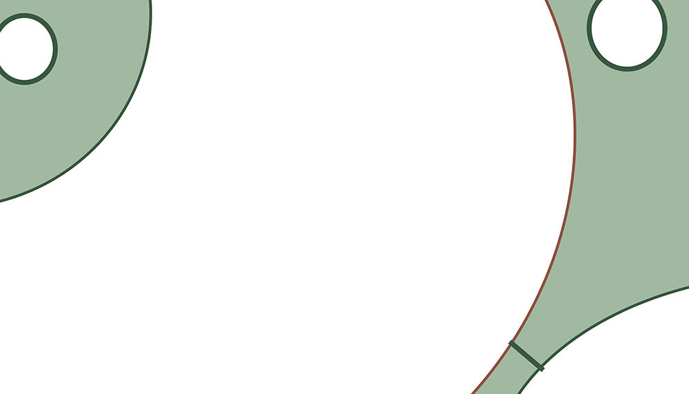 Green and white background