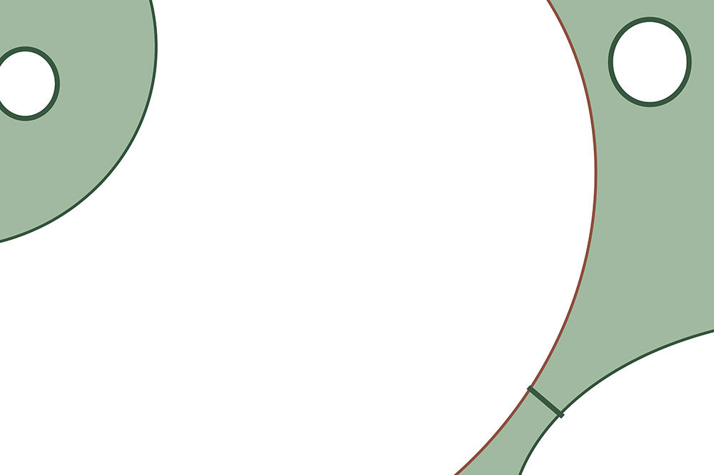 Green and white background