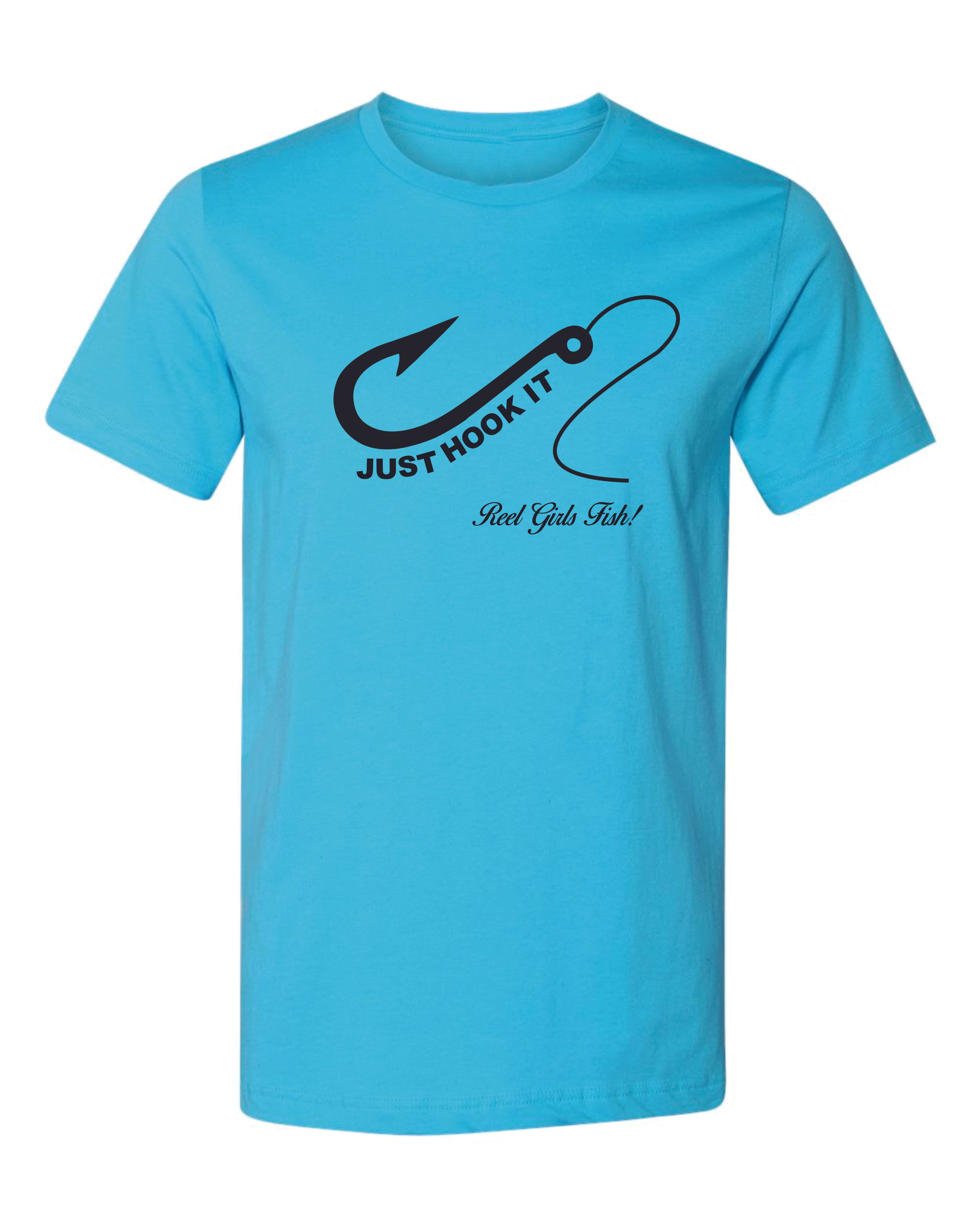 Just Hook It Aqua T-Shirt