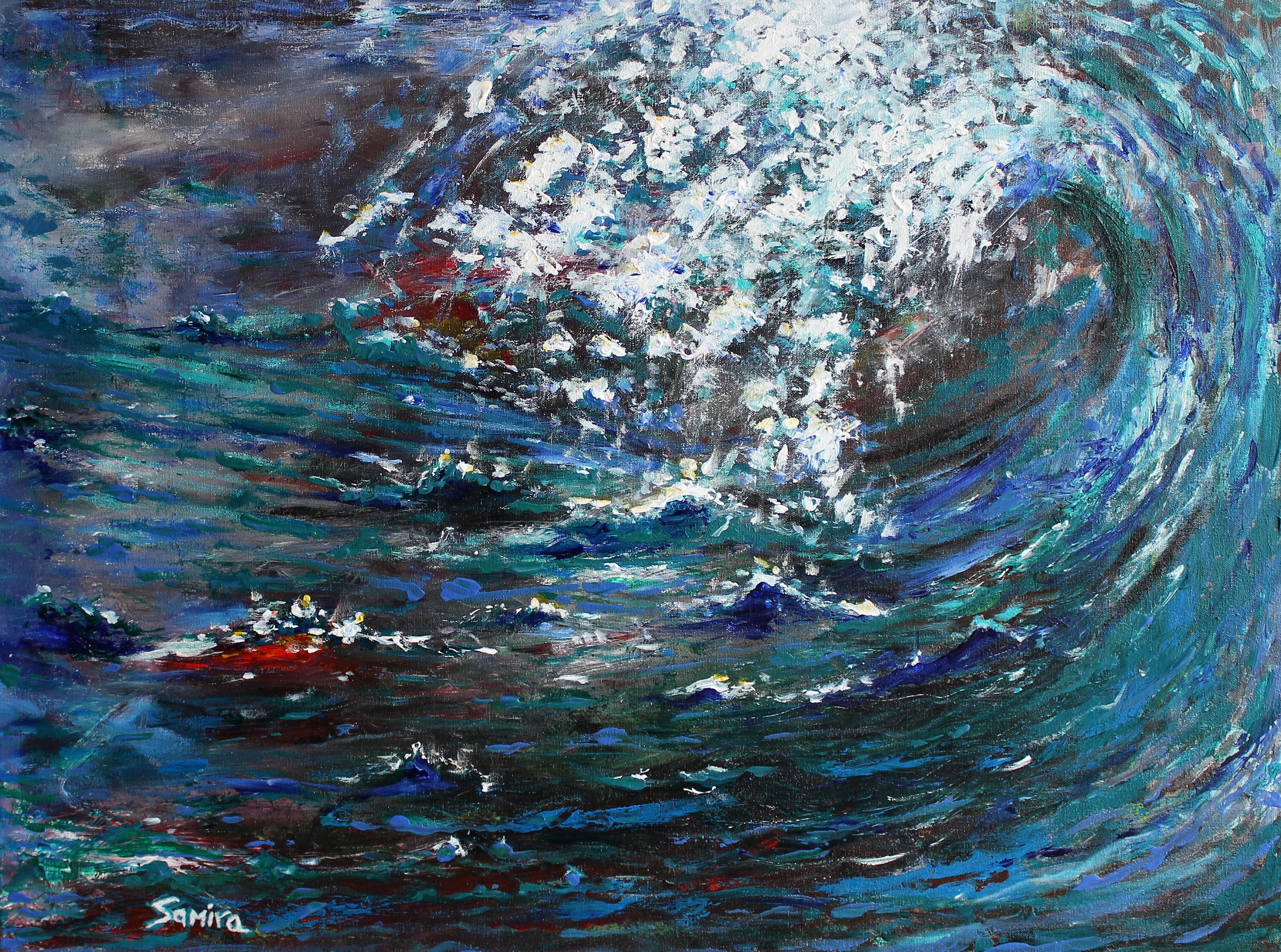 SOLD-Curly Waves
