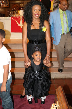 Lil girl in black