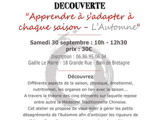 Un petit atelier pour la rentrée !