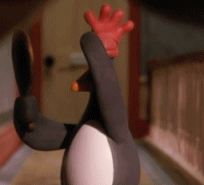 GIF - Wallace et gromit pingouin