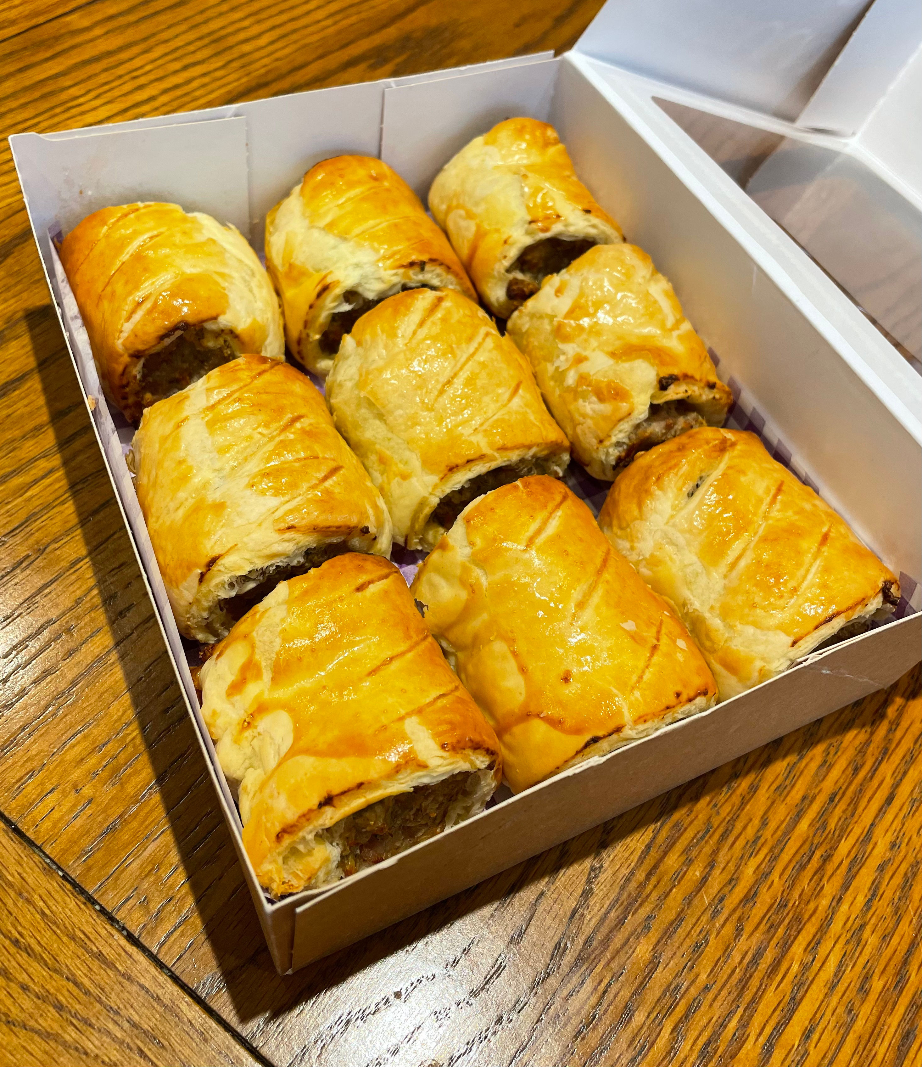 Large Box of Sausage Rolls