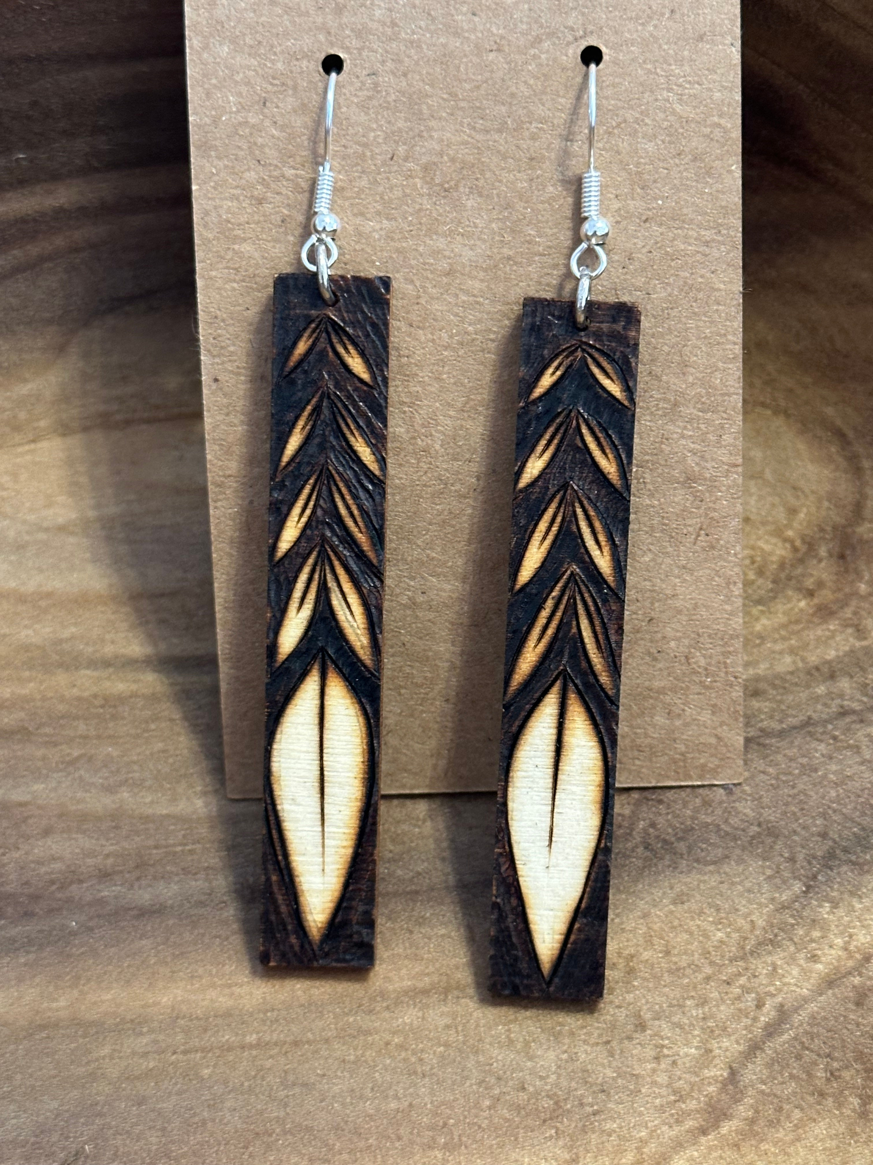 Long leaf Earrings