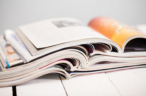 Stapel von Zeitschriften
