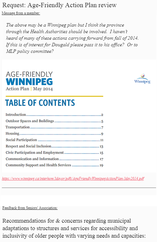 Screenshot of the Member Forum