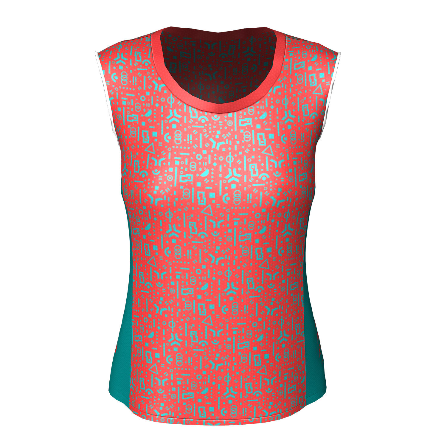 Maglia smanicata da corsa da donna