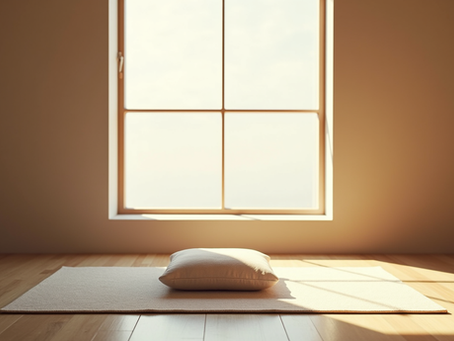Zafu Ready for Zazen