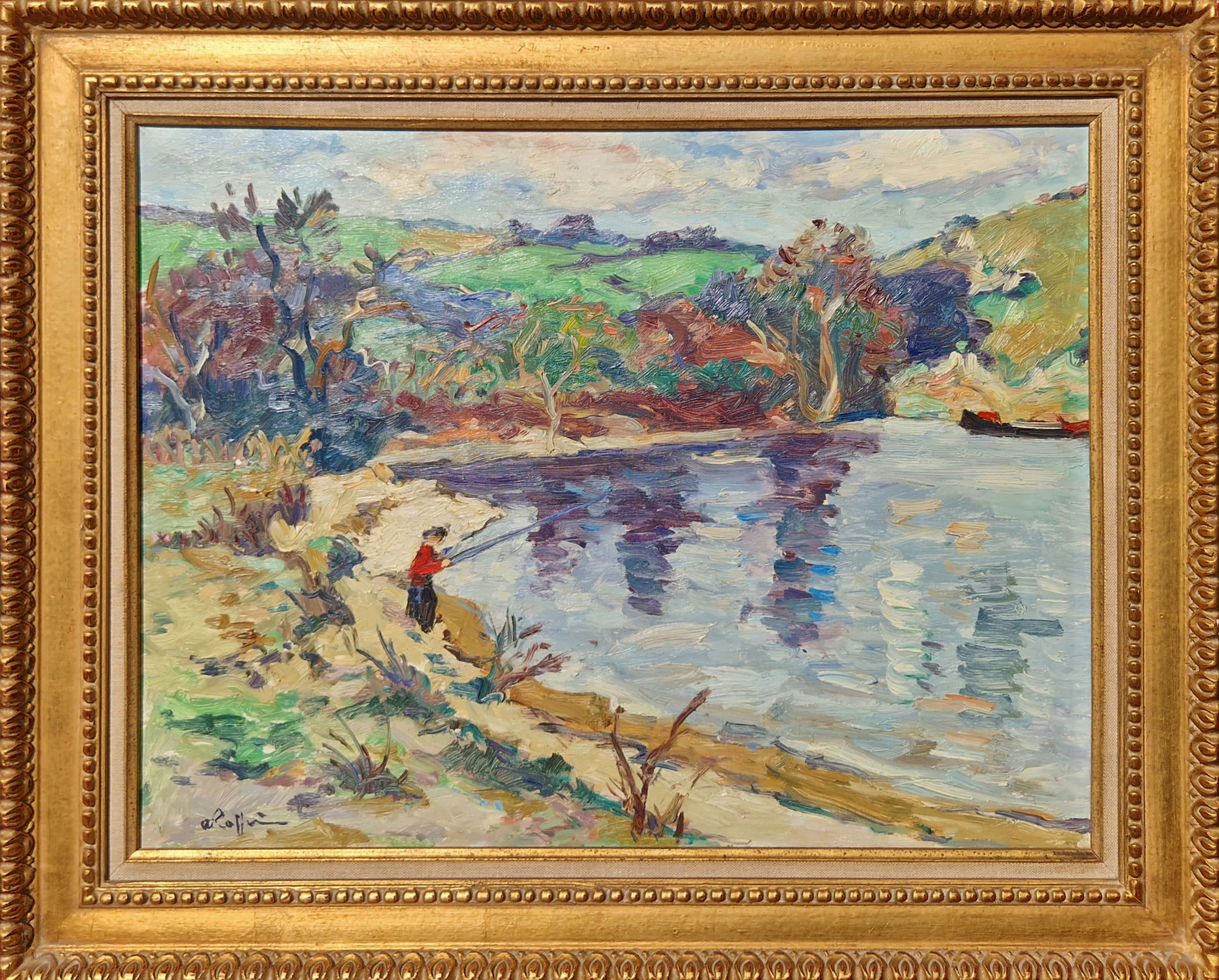 André Raffin - Pêcheur aux Andelys