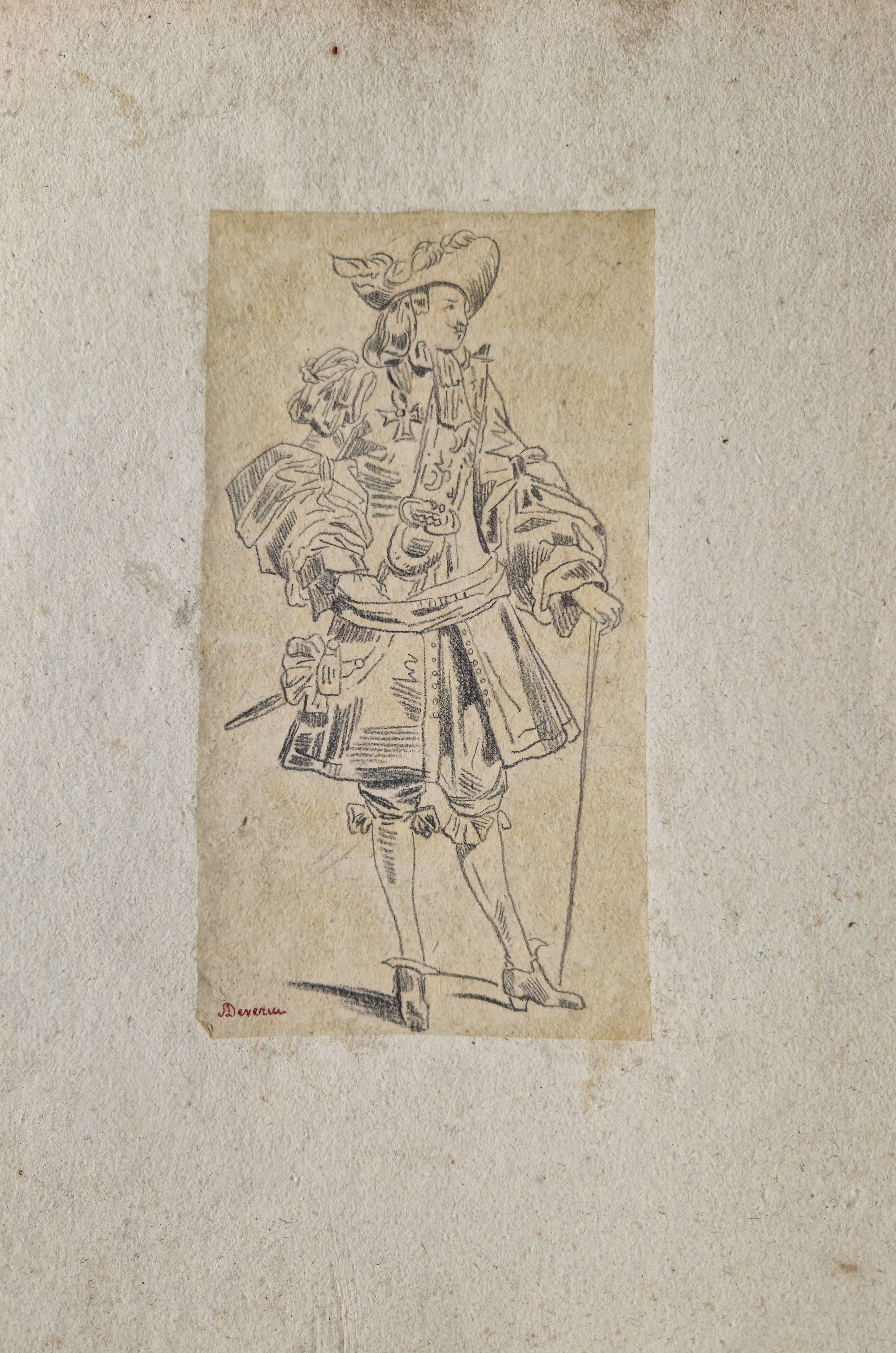 Achille Devéria - Portrait d'un Gentilhomme