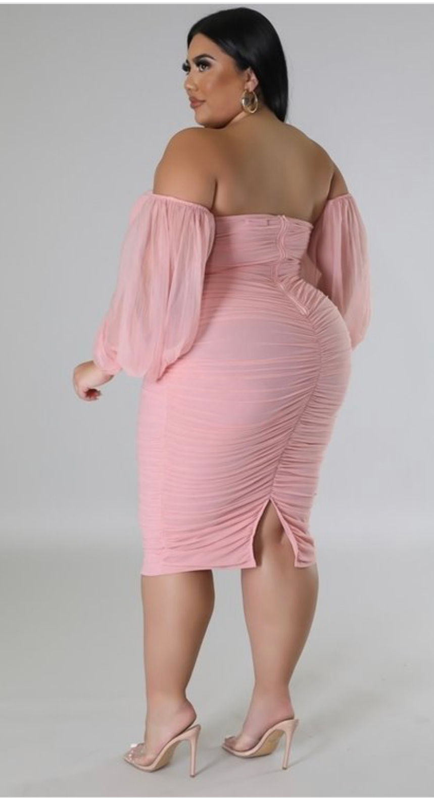 Thumbnail: Ruched Sweetheart Neckline Strapeless Dress