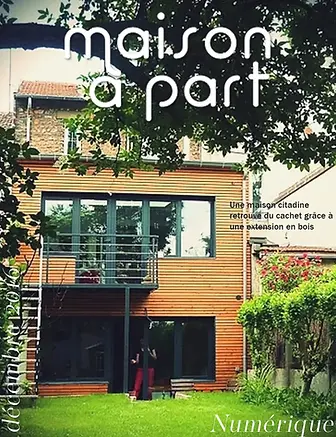 Couverture Maison à part, extension ossature bois Arcueil
