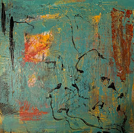 primavera 2020 III, 30x30, mixed media