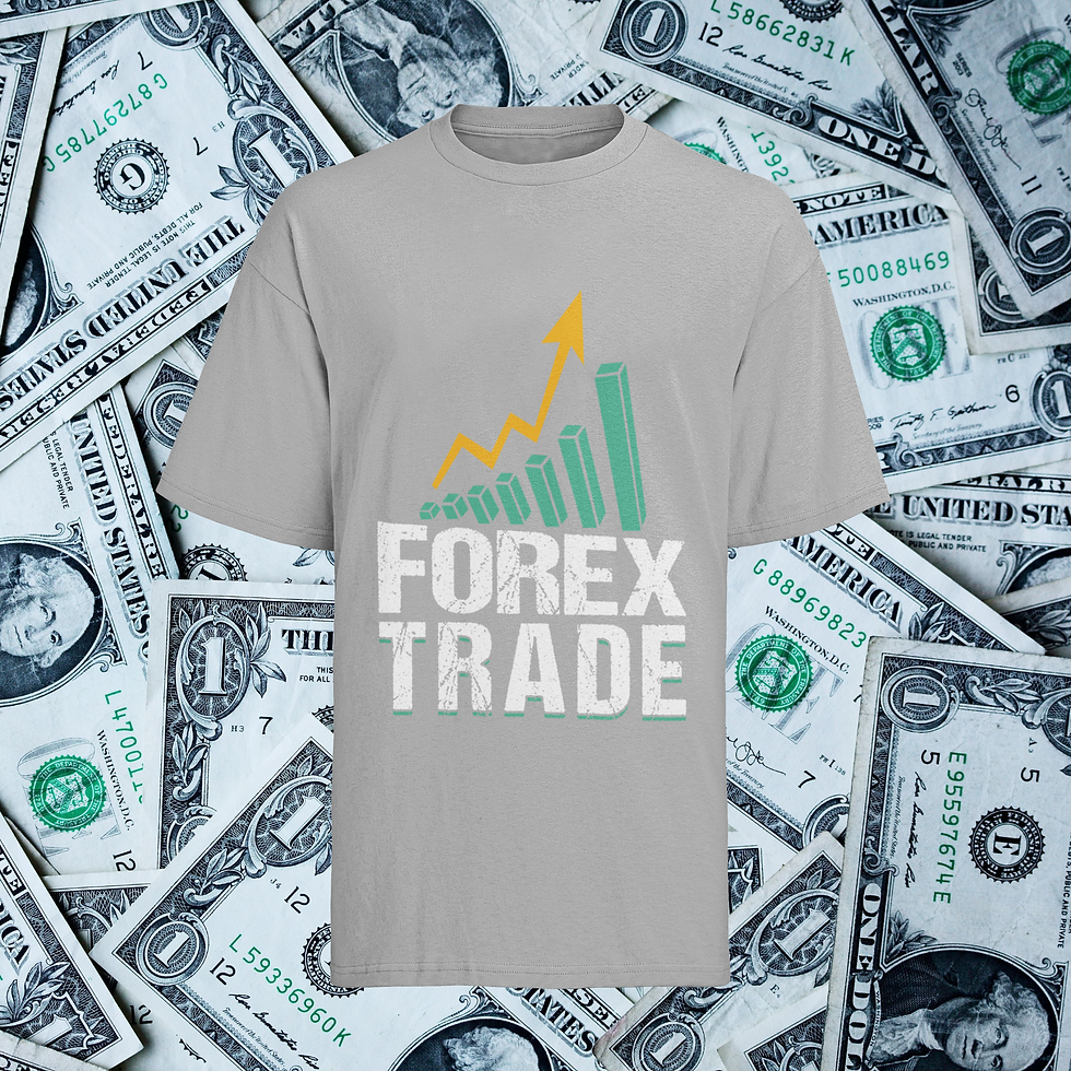 Miniaturbild: T-Shirt für Aktien & Investment Fans - Forex Trade Chart