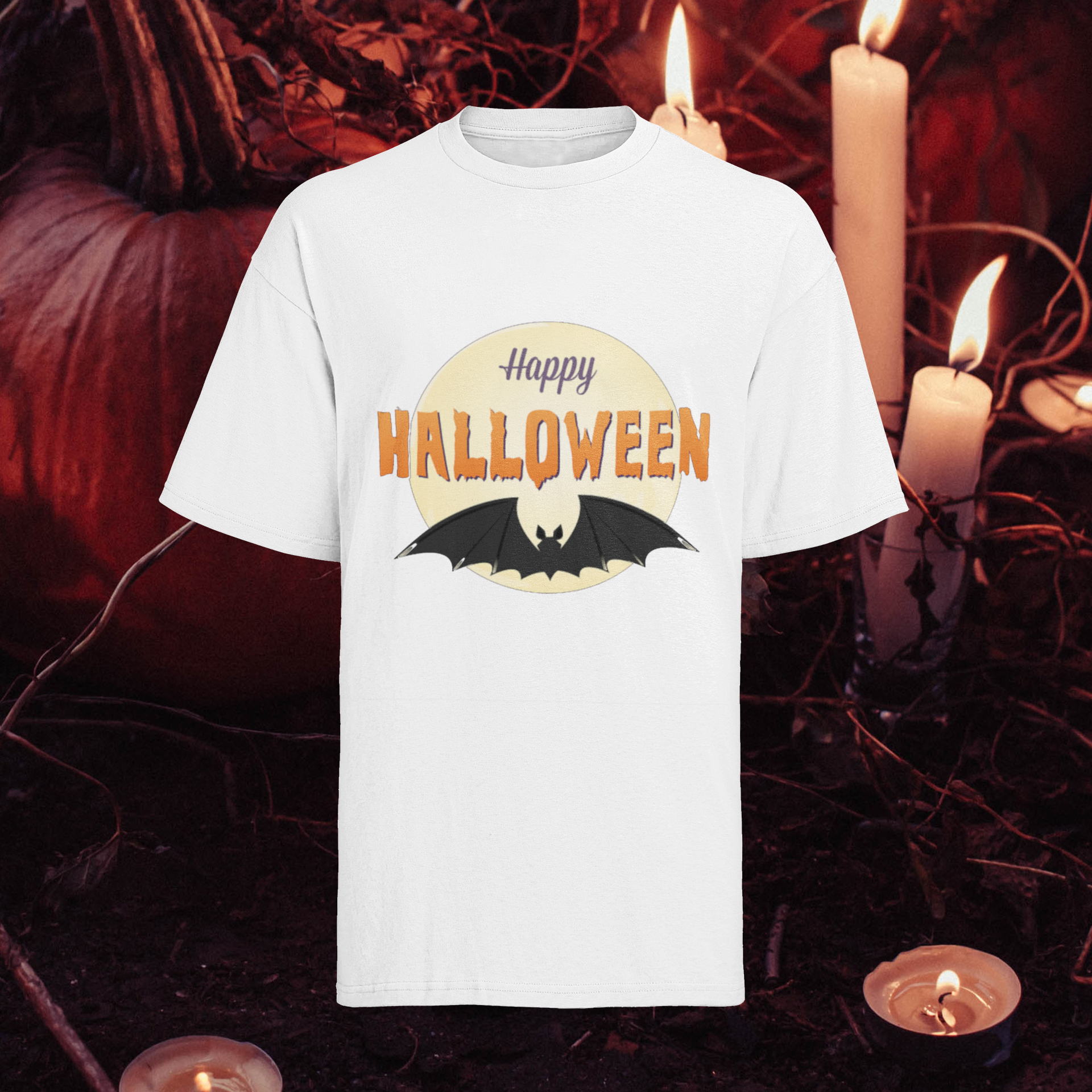 Happy Halloween trick or treat Herren T-Shirt Bio Baumwolle