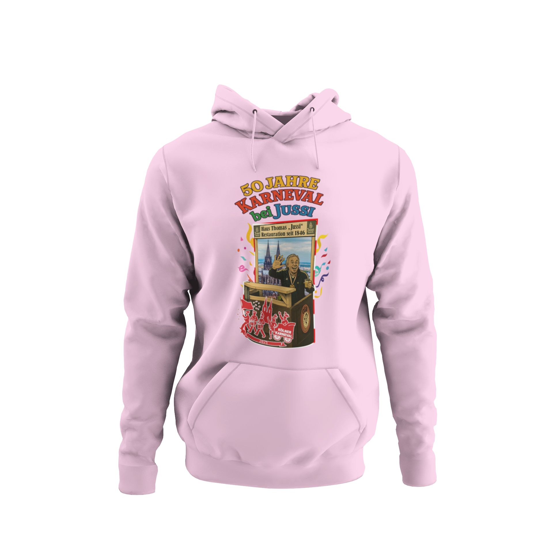 50 Jahre Karneval bei Jussi 2025 karneval in Köln Damen Hoodie S-XXXL