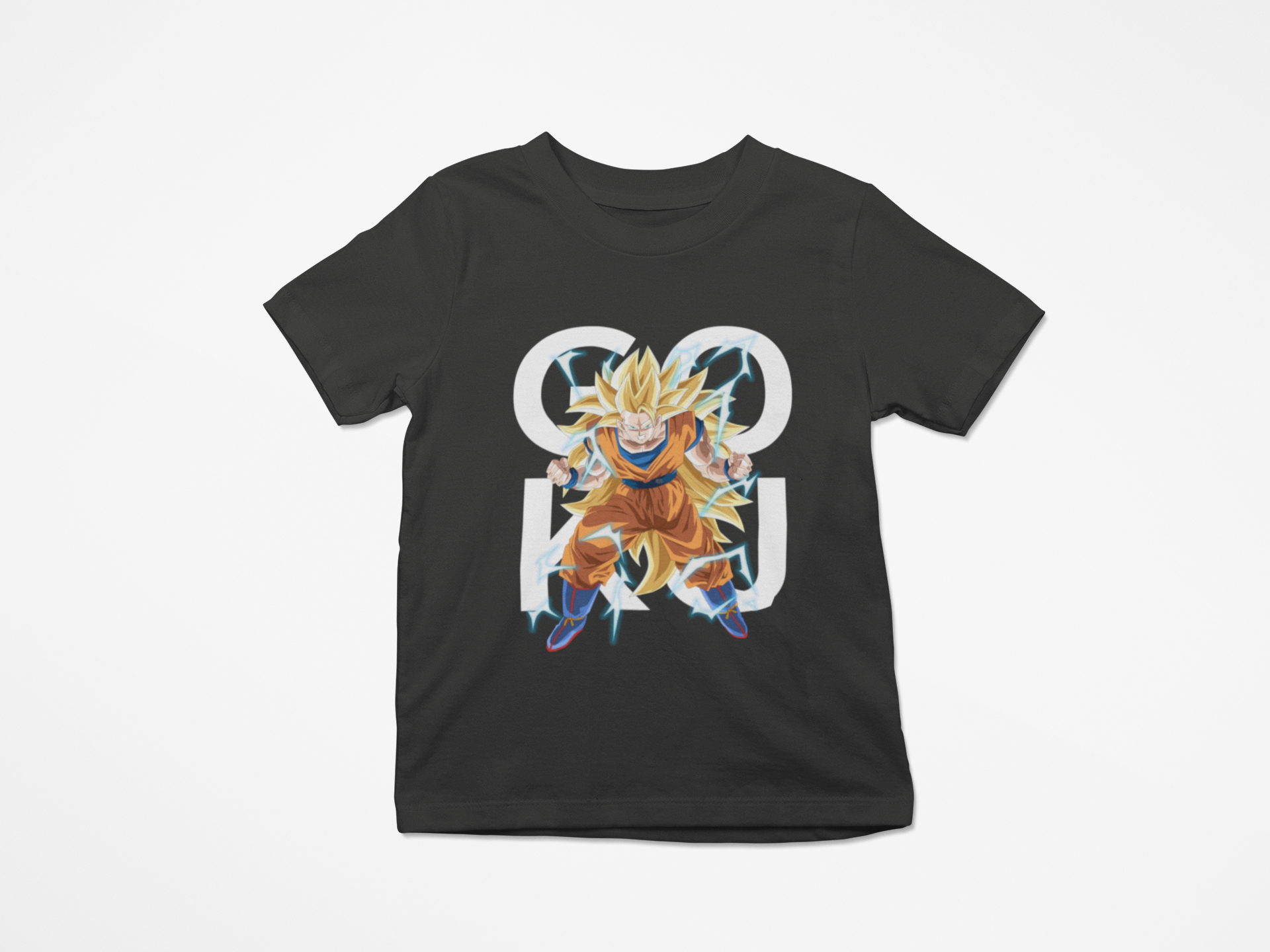 Bio Baumwolle Kinder T-Shirt  Dragon Ball Son Goku Saiyajin Anime