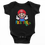 Miniaturbild: Funny Super Mario  Babystrampler Bio-Baumwolle – Fuck You Mittelfinger