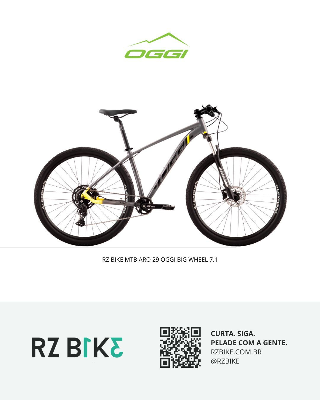 BIKE MTB ARO 29 OGGI BIG WHEEL 7.1 CUES 10V [TAMANHO 17]