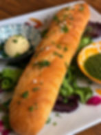 Freshly Baked Baguette w/ Herbed Oil