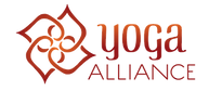 yoga alliance logo in red