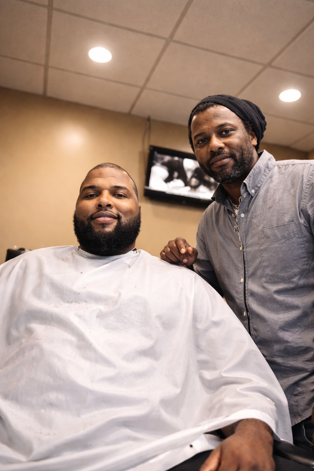 Men’s Haircuts at DMT BarberShop & BeautySpot near Merrick Blvd, Queens NY 11413 — clean finish and detailed work