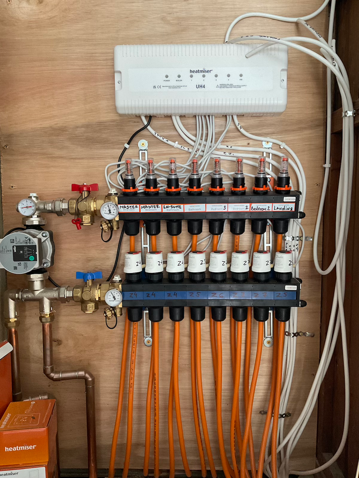 Underfloor heating manifold