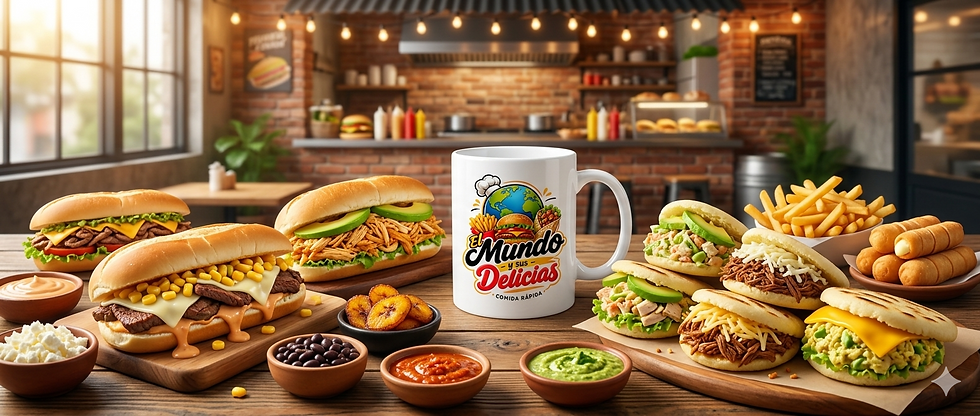 Arranged Food and Objects