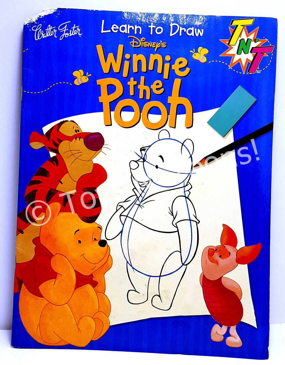 Disney How to Draw Winnie the Pooh Walter Foster 1980's