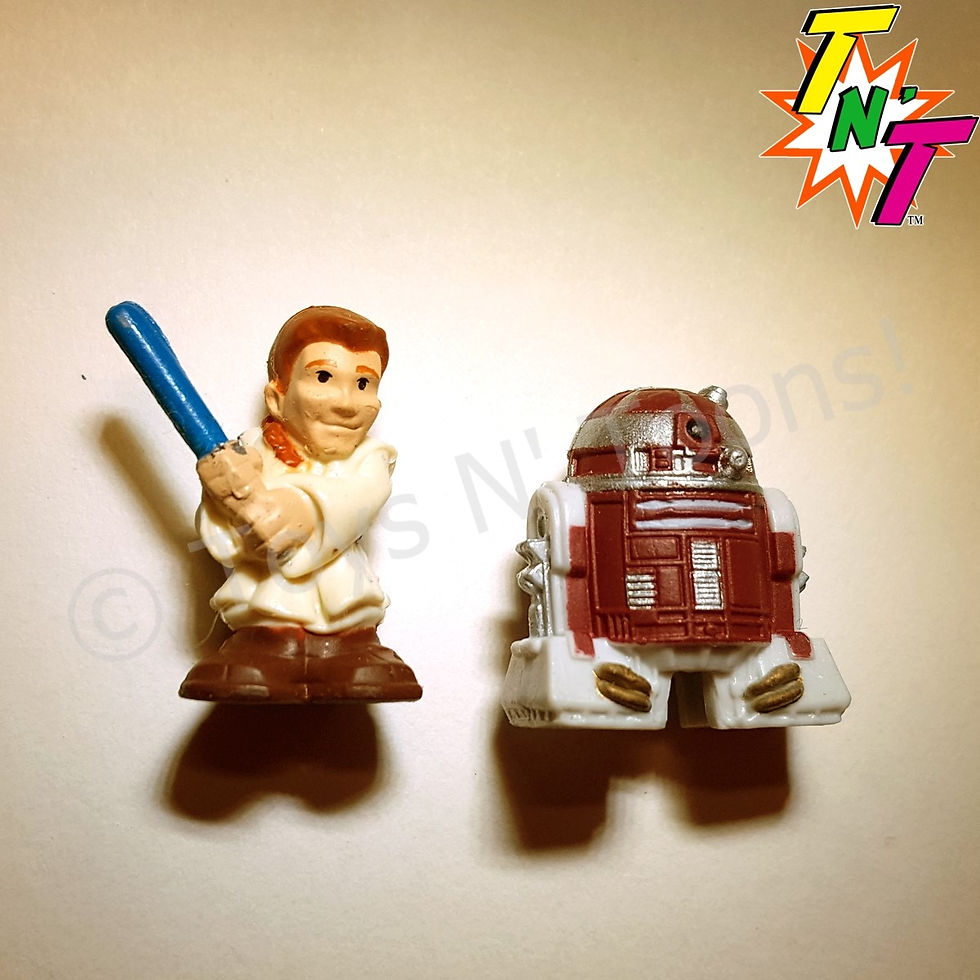 Star Wars Squinkies Obi-wan Kenobi & Red R2 Droid figures 2011 Blip Toys