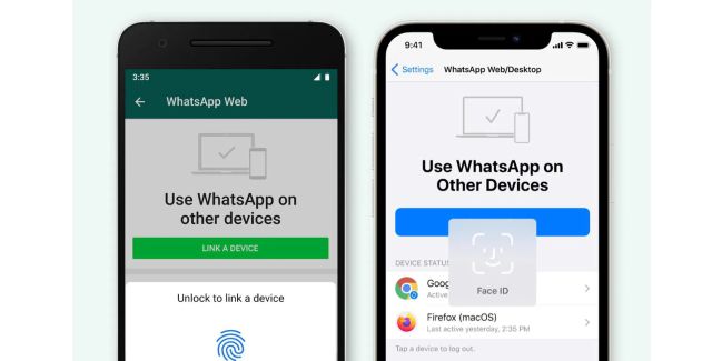 touch id whatsapp