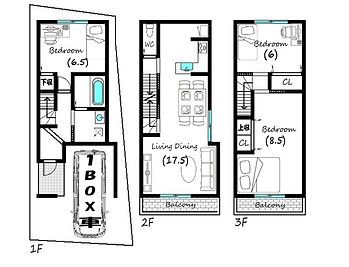 京都市新築物件間取りプラン桃山町