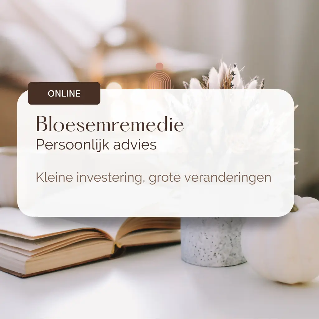 Digitaal advies bloesemremedies inclusief remedie