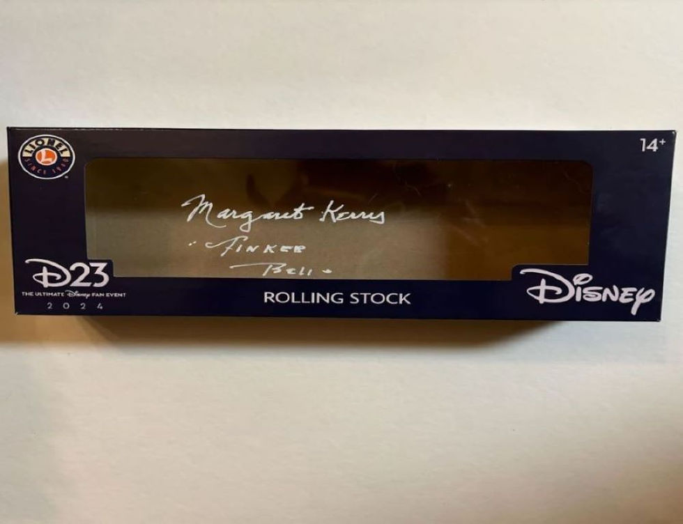 Thumbnail: Disney D23 2024  Autographed Tinker Bell Lionel Train Boxcar NIB