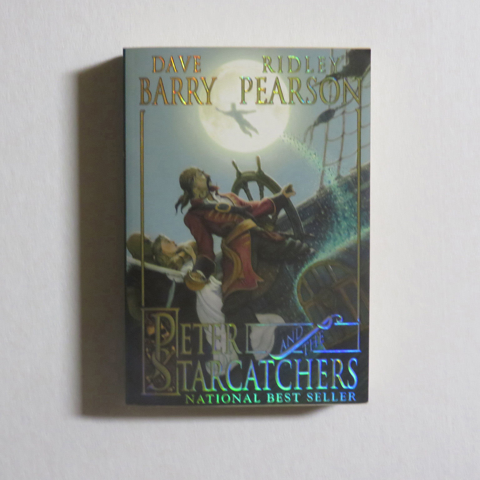 Peter Pan Peter and the Starcatchers Paperback Dave Barry Ridley Pearson Signed