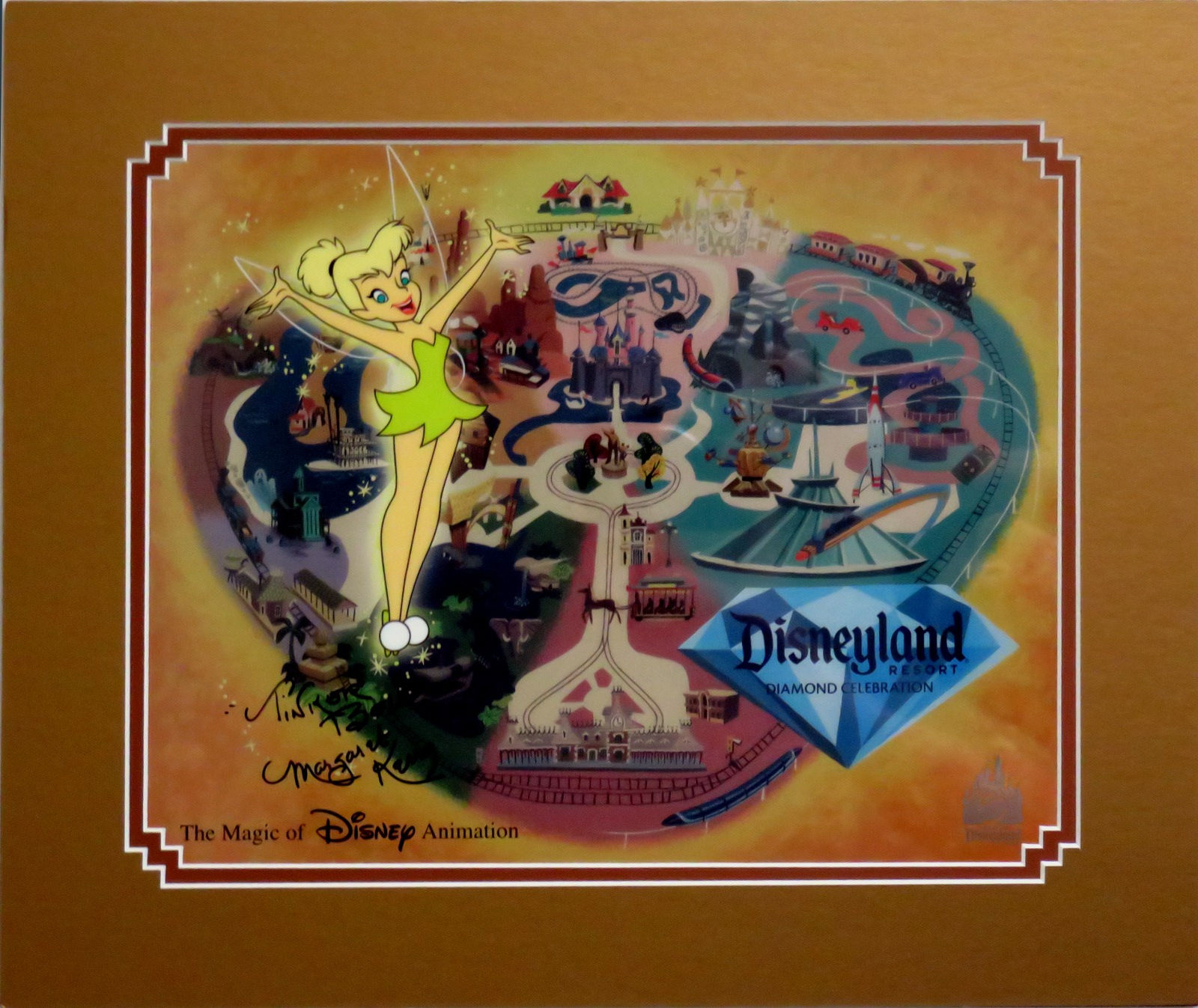 Tinker Bell The Happiest Place on Earth Disneyland Ink & Paint LE Cel