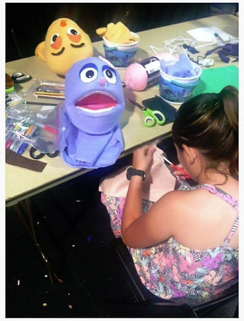 Muppet Style Puppet Making Class 2015-4
