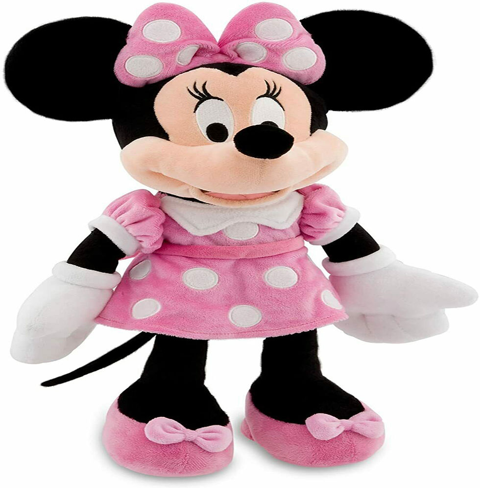 Thumbnail: Disney Minnie Mouse Beanie  Dressed in Chef  Clothes w/Doll Stand New
