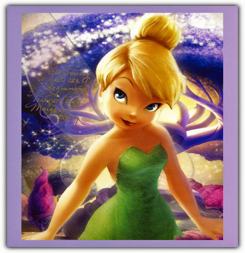Believing Is Just The Beginning Tinker Bell Autographed Photo