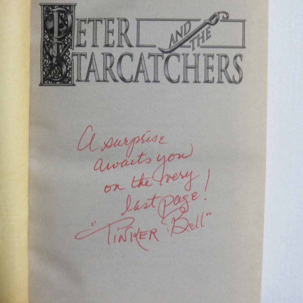 Thumbnail: Peter Pan Peter and the Starcatchers Paperback Dave Barry Ridley Pearson Signed