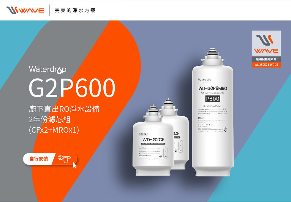 縮圖：愛惠浦G2P600 二年份三支濾心超值組