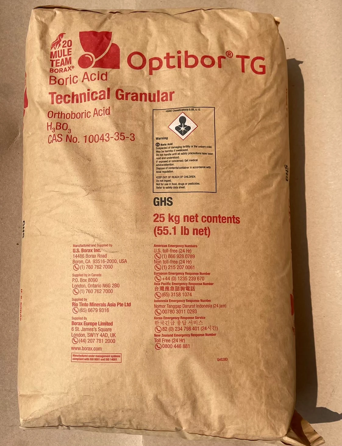 U.S. Borax 硼酸 包裝照片