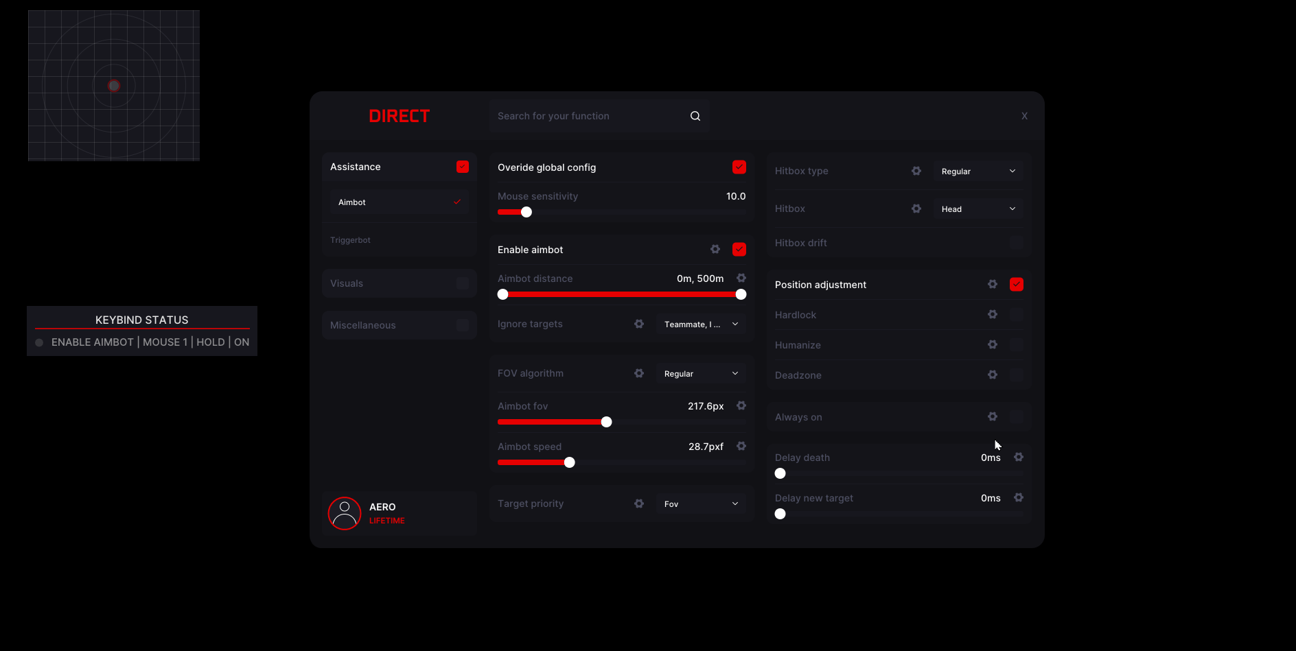 dma cheat for overwatch menu